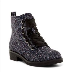 Rainbow glitter boots!